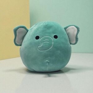 RARE Diego The Elephant Squishmallows Plush Green 8"